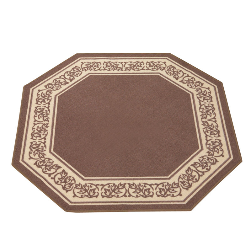 Winston Porter Octagon Bellas Oriental Flatweave Brown Area Rug Wayfair